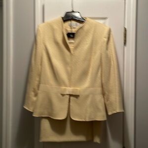 Yellow skirt suit